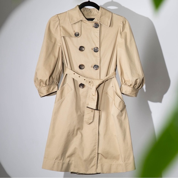 BCBGMAXAZRIA Trench Coat XXS - Like New Condition - Picture 4 of 12